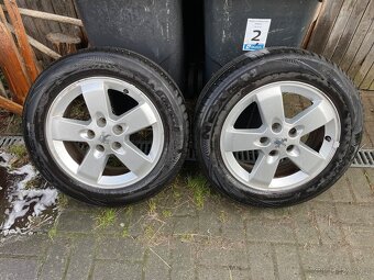 Originál alu kola peugeot 5x108 R16 - 6