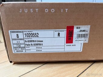 Kolečkové brusle Unisex Nike vel. 40,5 - 6
