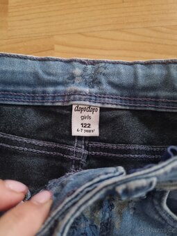 Holčičí džíny set - vel. 122/128 - 6