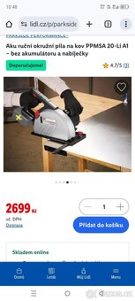 Aku ruční okružní pila na kov PPMSA 20-Li A1 – bez akumuláto - 6