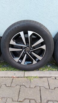 Alu kola 5x100 r15 originál vw Polo letní pneu - 6
