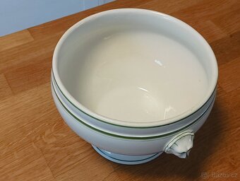 STAROŽITNÁ SECESNÍ PORCELÁNOVÁ MÍSA PIGOIS & JACQUET FRANCIE - 6