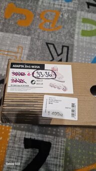 Dívčí dětské brusle 2 in 1  vel. 33-36 - 6