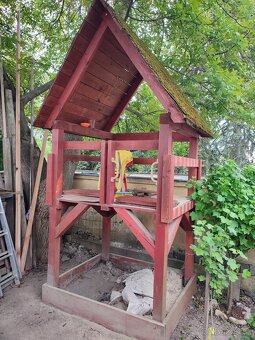 Dětský domeček se skluzavkou , pískoviště - 6