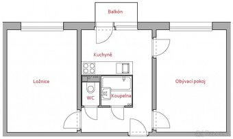 Prodám byt 2+1 v OV, 71m2, Vamberk - 6