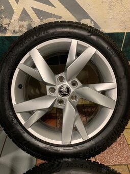 Alu kola Škoda R17 5X112 ZIMNÍ PNEU 205/55 R17 LYRA - 6