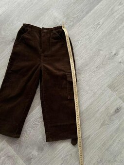Dětské manšestrové kalhoty vel.98 - 6