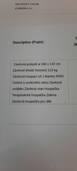 Závěsná terapeutická houpačka pro děti - 6