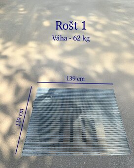 pozinkovane rosty cena 50kc /kg mame cca 3000kg - 6