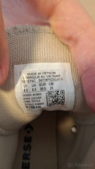 Bílé koženkové CONVERSE tenisky, vel. 39,5 - 6