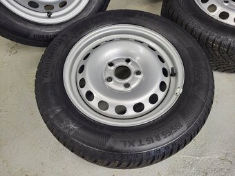 Originál 15" VW Caddy 5x112 zimní pneu 6-7mm - 6