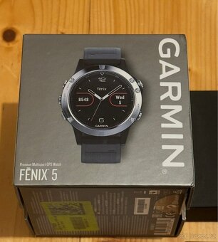 GARMIN fenix 5 Silver + 6 řemínků - 6