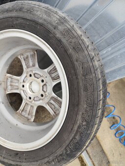 Letní sada ALU KOLA 6.5Jx15H2 ET50, DUNLOP 195/65 R15; - 6