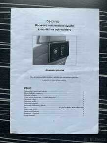 DVD/SD/USB monitor 10,1" s držákem na opěrku ds-x10td - 6