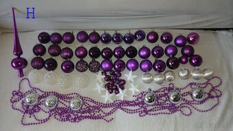 Vánoční ozdoby na stromeček atd různé barvy dle fotek - 6