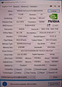 GAINWARD RTX 2060 SUPER 8GB GDDR6 - 6