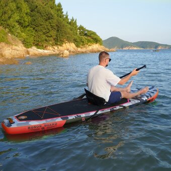 Paddleboard s kajakovou sedačkou ,maskovaný.Silver 330x84x15 - 6