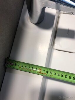 Umyvadlo SAPHO 90 cm litý mramor bílé - 6