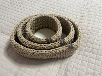 Háčkované košíky - 6