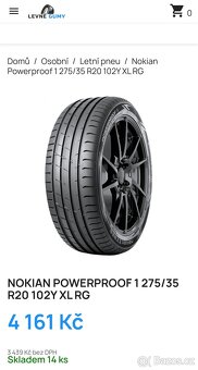 Pneu Nokian POWERPROOF 275/35/20 102y - 6