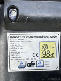 Benzínová sekačka Riwal RPM 5135 s pojezdem - 6