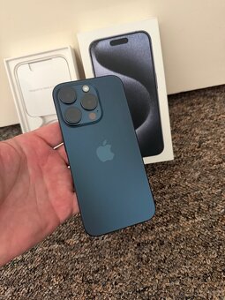Apple iPhone 15 Pro 256gb Blue titan. Zaruka do 2/26. TOP - 6
