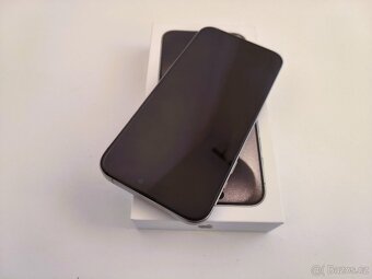 apple iphone 15 PRO MAX 256gb Natural Titanium / Batéria 100 - 6