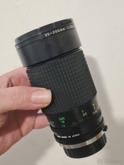 Olympus OM40 + objektivy tokina + motor - 6