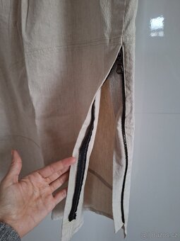 Sukně lněná sukně vel. 48 - 6