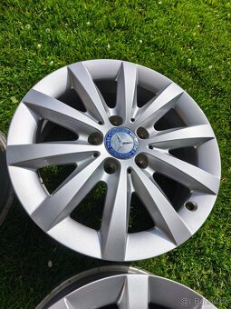 Originální alu kola Mercedes r16 5x112 třída A B - 6