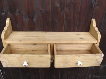 Starožitná polička s šuplíky - 6