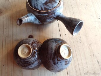 PRODAM KRASNOU CESKOU KERAMIKU – KYUSU, SET KONVICKA + SALKY - 6