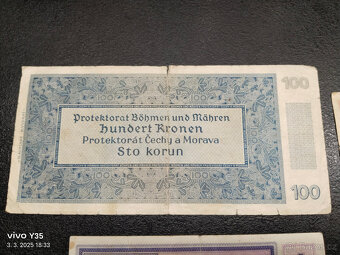 Bankovky Protektorát 1940 - 6