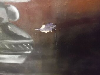 Starý Obr Obraz OLEJ - DAGMAR ŠIMKOVÁ Petrolejka a Letadla - 6