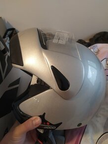 Moto helma Airoh, velikost XL, výklopná, cestovní - 6