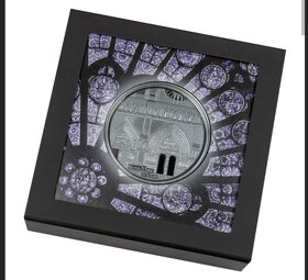 NOTRE DAME DE PARIS Tiffany Art 5 oz Palau 2021 - 6