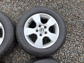 Alu orig letní sada Škoda Helios 5x112 6,5J ET50 205/60 R15 - 6