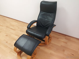 Relaxační křeslo + podnožka ZÁNOVNÍ, PC 10400,- - 6