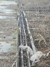 Koleje kolejnice na voziky, retez - 6