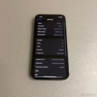 iPhone 13 Pro 256GB alpine green, jako nový, rok záruka - 6
