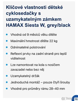 dětská sedačka Hamax Siesta Premium - nafukovací - 6