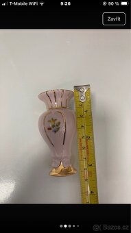 Originál růžový porcelán zn. H&C - 6