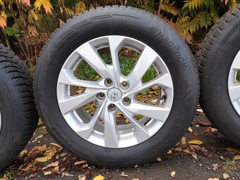 Originál ALU kola Hyundai Tucson R17 + zimní pneu - 6