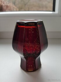 starožitná váza - nejspíše huť Josefína - 6