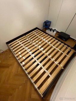 Kovová manželská posteľ - 160x200 - 6