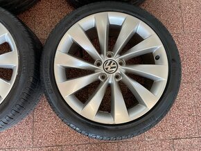 Originál Volkswagen ALU kola 5x112 r18 letní pneu 6,5mm - 6