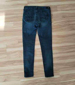 Dámské skinny rifle džíny Pepe Jeans Pixie modré 27/30 - 6
