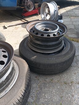 Prodám plechové disky 51/2Jx14H2 4 ks - 6