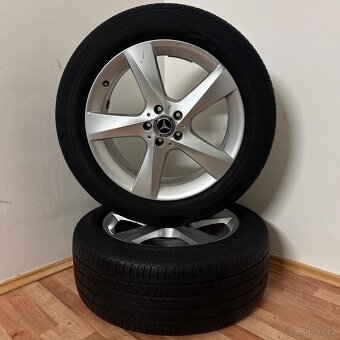 MERCEDES R/GLE 5x112 R19 ET59+LETNÍ 255/50R19 5mm - 6
