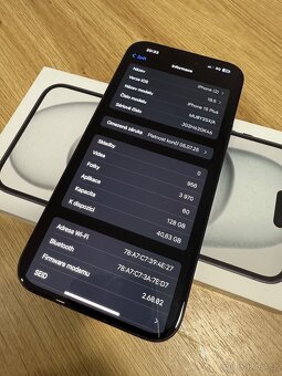 iPhone 15 plus,128GB, černá barva - ZÁRUKA - 6
